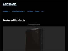 Tablet Screenshot of ampchamp.com